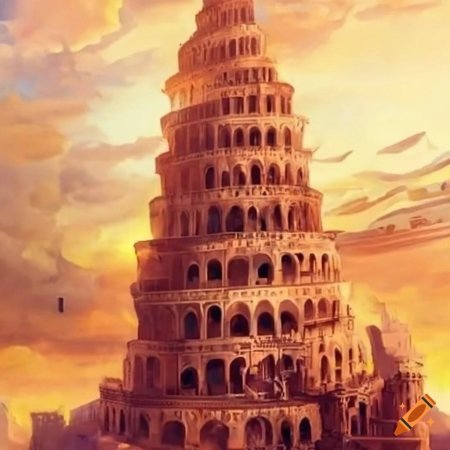 Вавилонская башня горгород