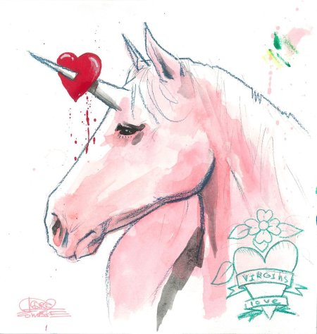 Единорог скетч