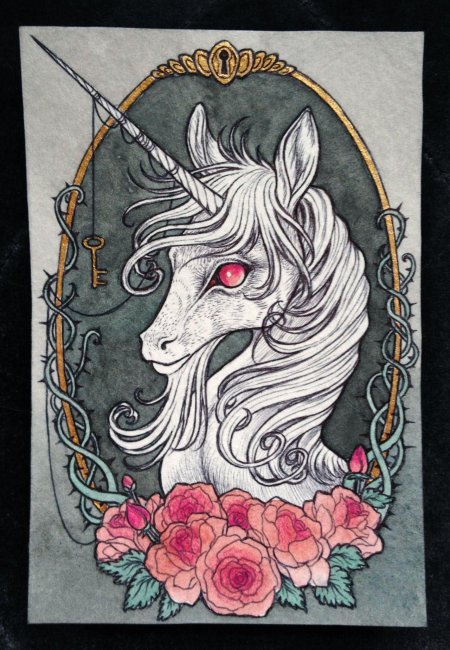 Единорог арт для срисовки