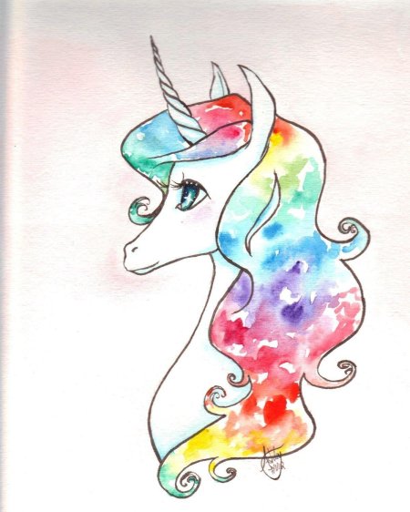 Единороги рисунки