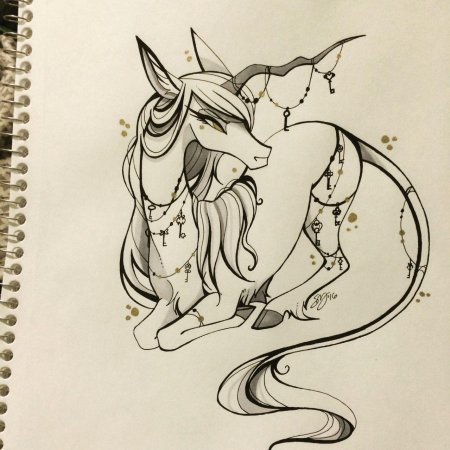 Рисунки животных в скетчбуке