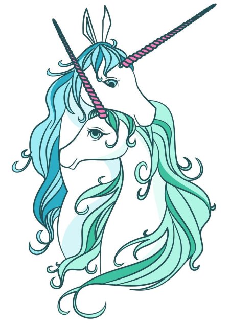 Единороги рисунки