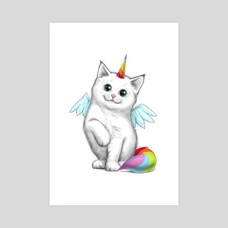 Кошка единорог