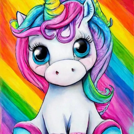 Единорог рисунок для срисовки