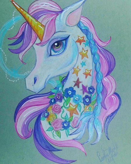 Единороги рисунки