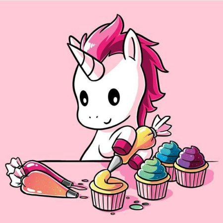 Милые рисунки единорогов