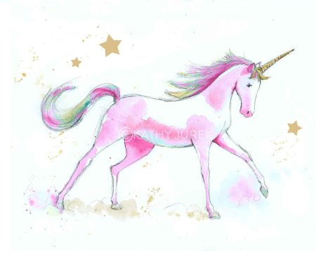 Единорог рисунок для срисовки