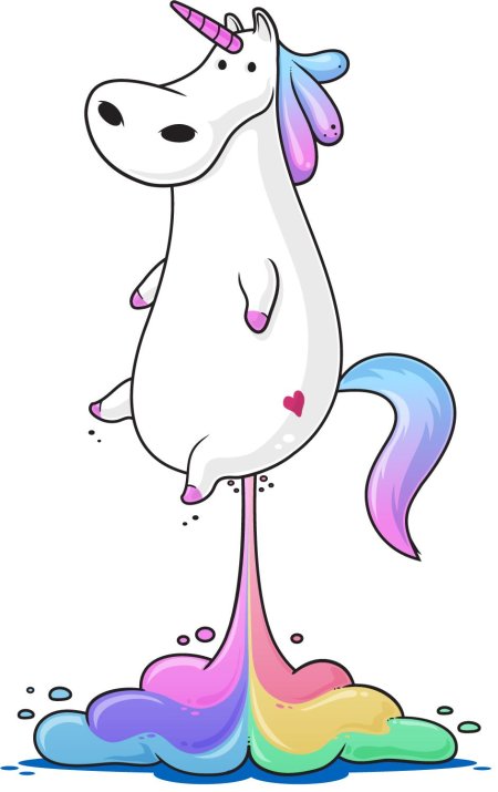 Единорог смешной