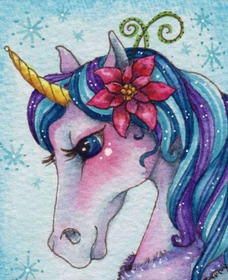 Рисунки единорог