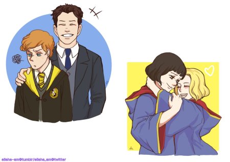 Гермиона грейнджер и гарри поттер и рон