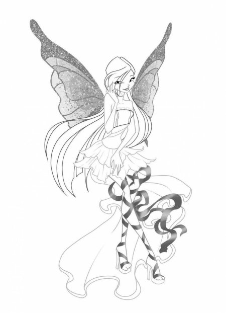 Раскраска винкс сиреникс