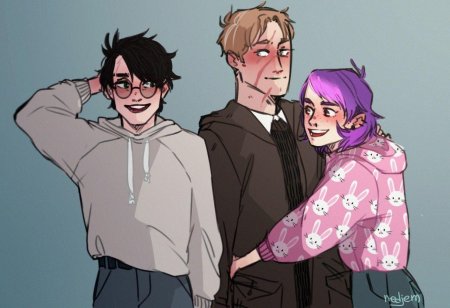 Римус и тонкс арт