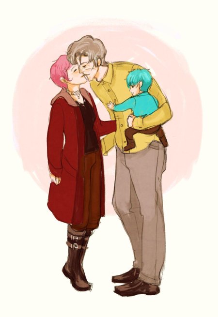 Римус нимфадора и тедди люпины