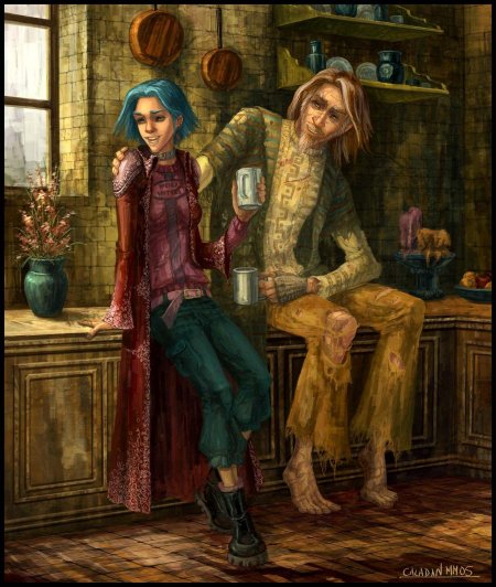 Джинни рон и близнецы уизли арт