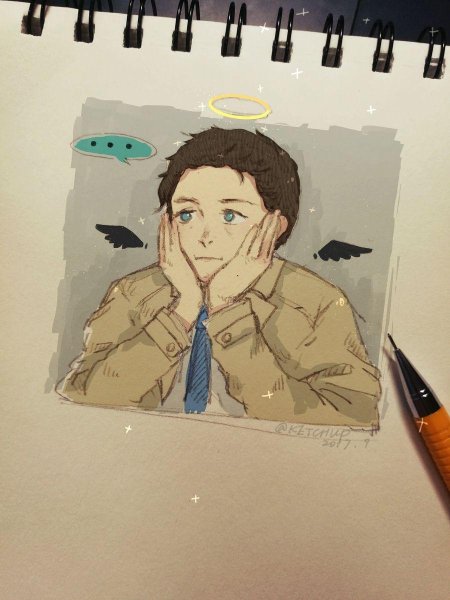 Ангел кастиэль сверхъестественное