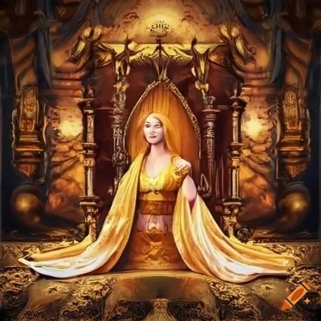 Королева на троне