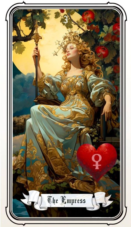 Таро альфонса мухи верховная жрица