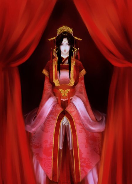 Ханьфу аниме императрица