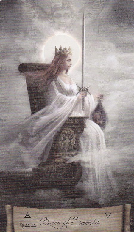 Королева мечей таро неба и земли