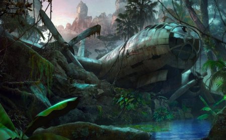 Разбитый самолет