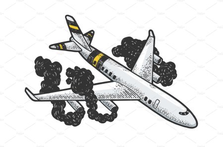 Самолет эскиз