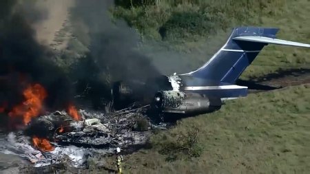 Крушение американского самолета