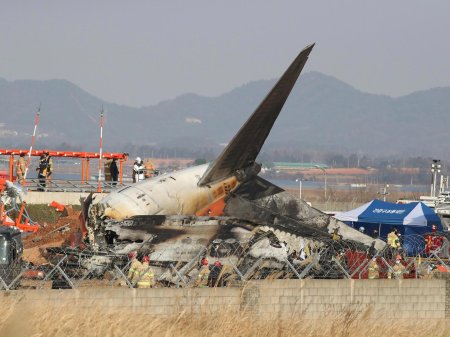 В южной корее разбился самолет