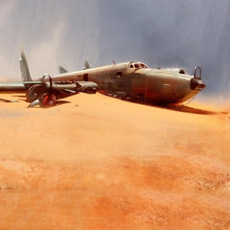 Самолет в пустыне