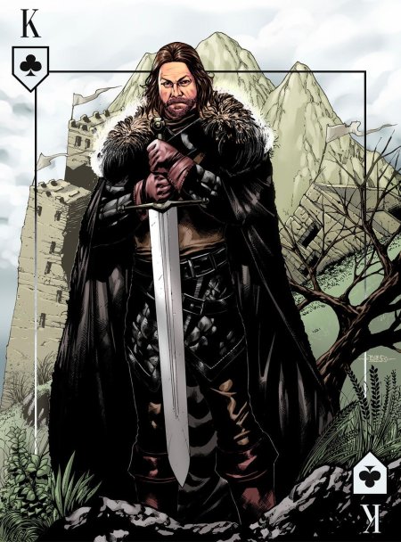 Игральная карта король пик