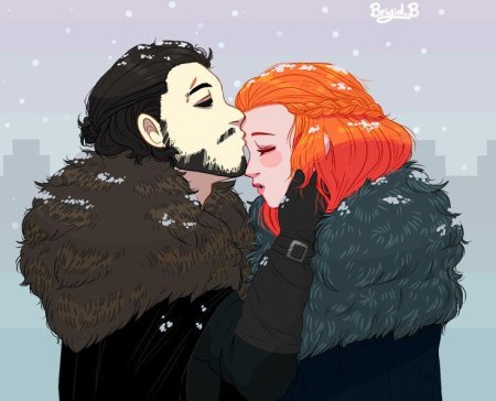 Джон сноу и санса старк