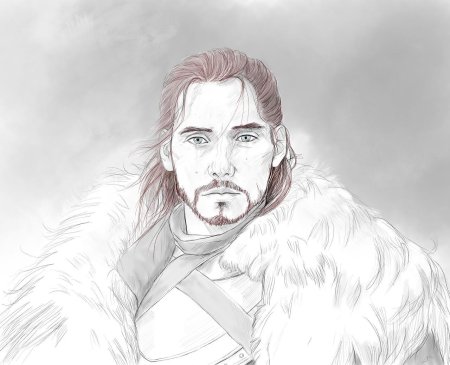 Джон сноу портрет