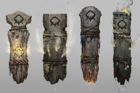 Оружие год оф вар концепт арт