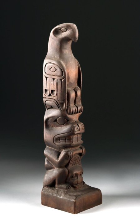 Тотемные столбы индейцев северной америки