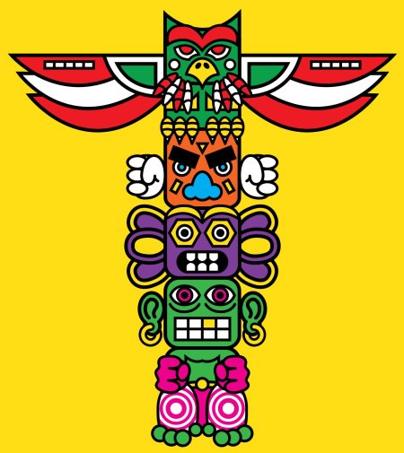 Тотемы североамериканских индейцев