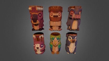 D модель тотема