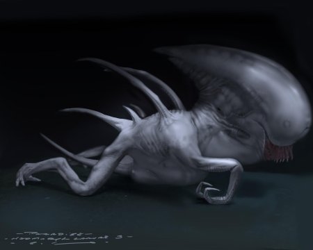 Чужой ксеноморф грудолом