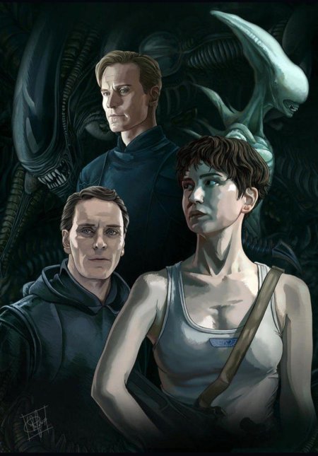 Кэтрин уотерстон чужой завет арт