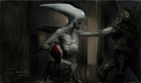 Чужой завет неоморф малыш