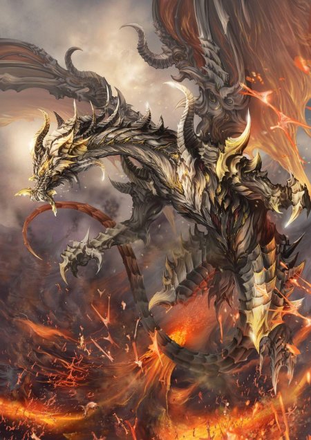 Бахамут дракон демон