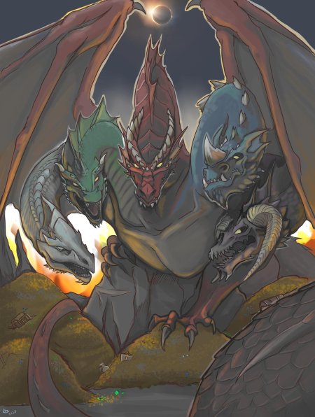 Тиамат дракон