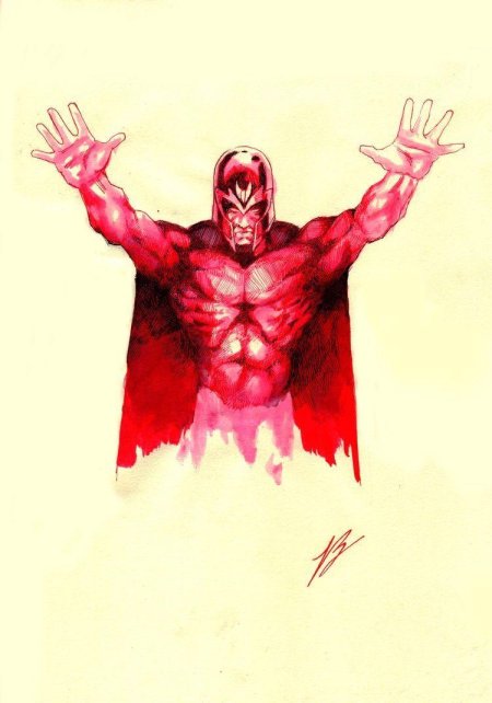 Магнето марвел арт