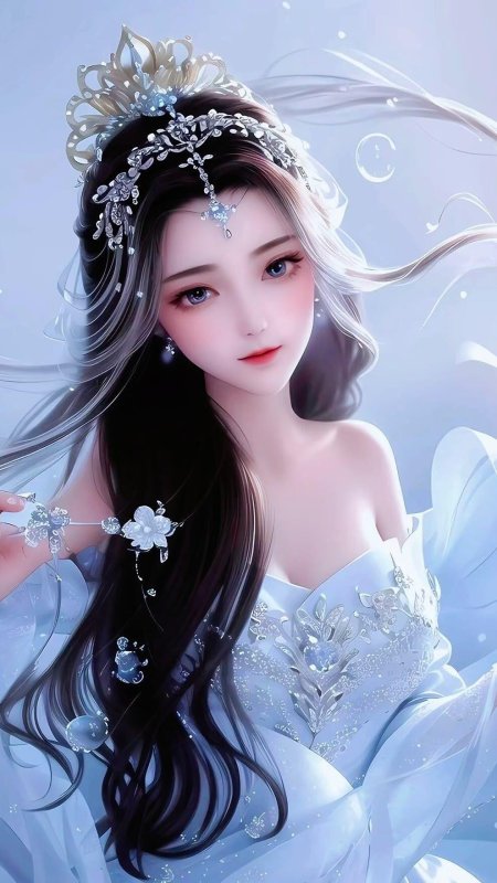 Красивая аниме девушка