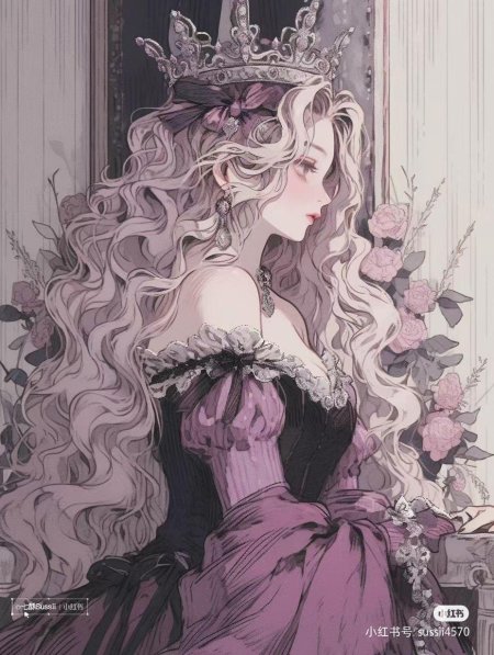 Красивая аниме девушка