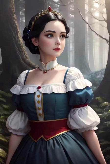 Белоснежка портрет