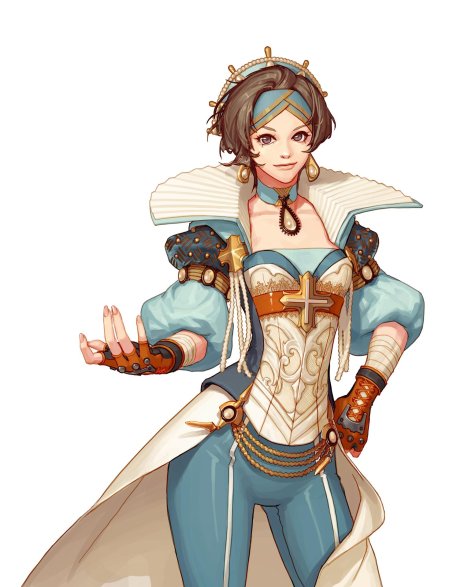 Арт фэнтези персонаж хилер