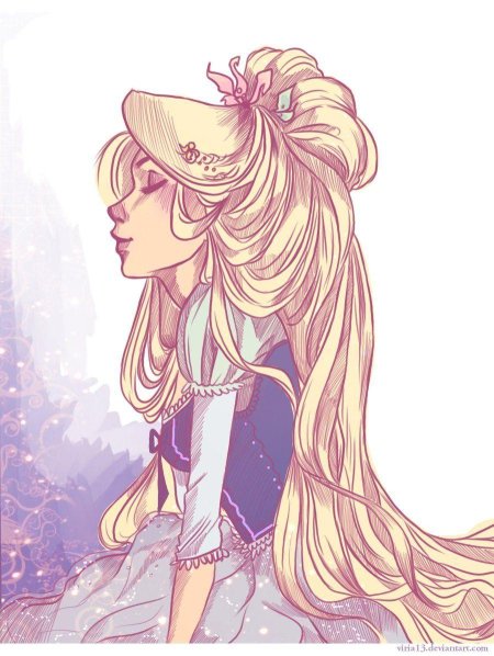 Аниме рапунцель