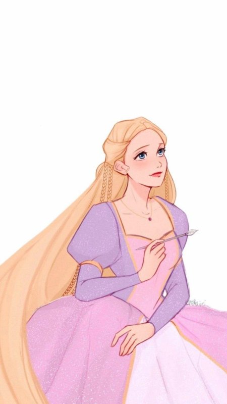 Барби рапунцель арт