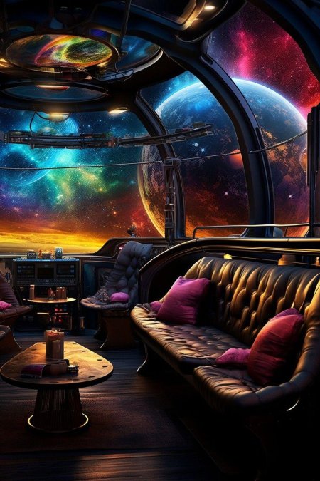 Космический интерьер