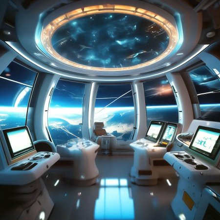 Интерьер космического корабля будущего