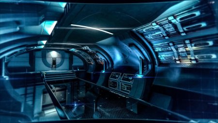 Внутри космического корабля